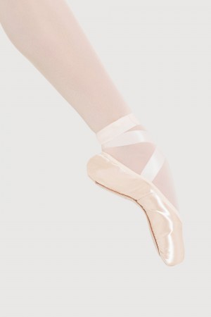 Women's Bloch Soft Sole Demi Pointe Shoes Pink | GMYUC93844