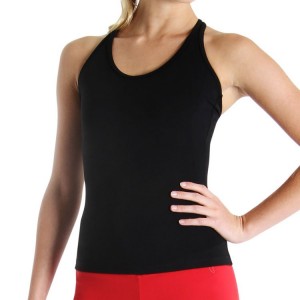 Women's Bloch T Back Singlet Tops Black | MYCVG41537