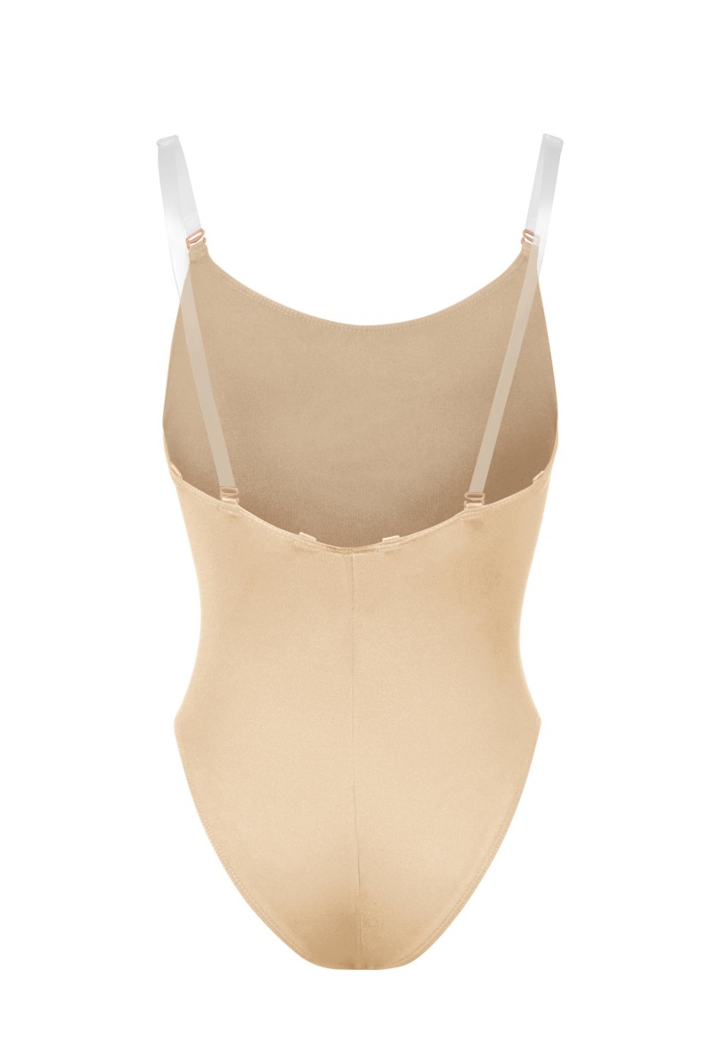 Kids' Bloch Auva Body Liner Underwear Sand | MMYHR57815