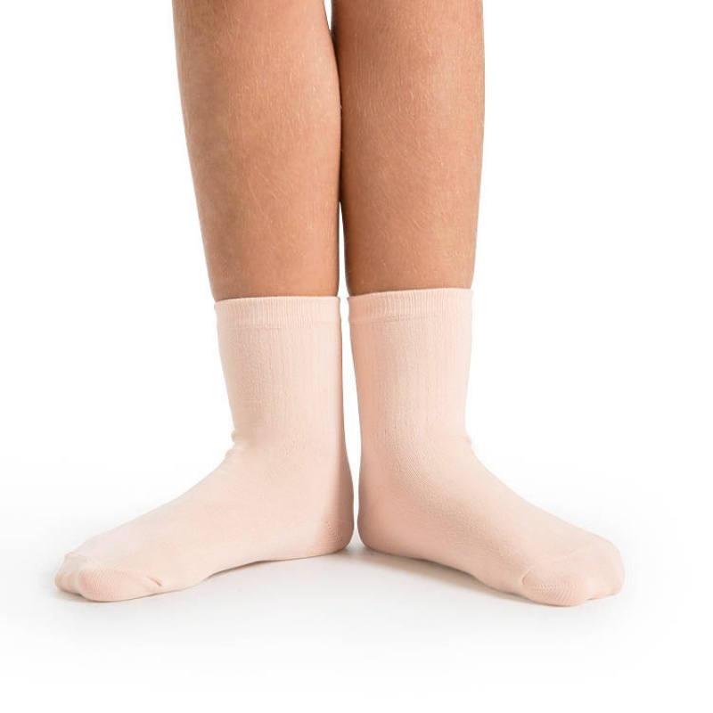 Kids' Bloch Ballet Socks Theatrical Pink | PMYQX99996