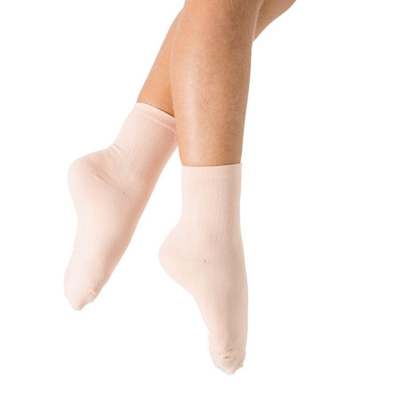 Kids' Bloch Ballet Socks Theatrical Pink | PMYQX99996