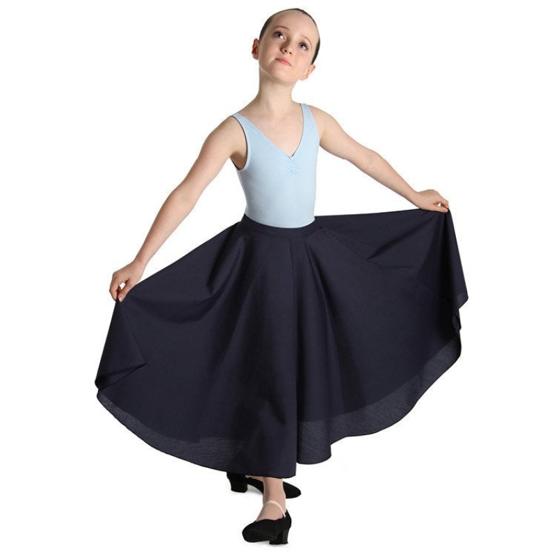 Kids' Bloch Cara Skirts Navy | QMYUV93444