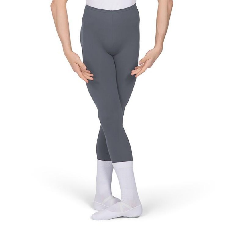 Kids' Bloch Chet Long Full Length Fitted Tight Slate | MYEAH10329