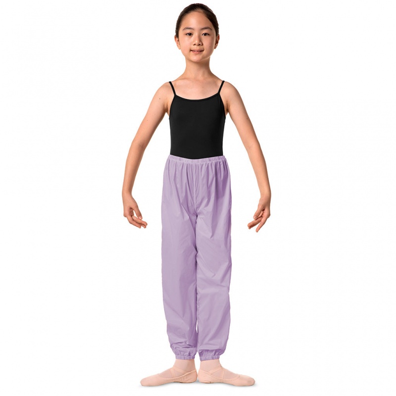 Kids' Bloch Children Ripstop Pants Bottoms Lilac | PMYQX73621