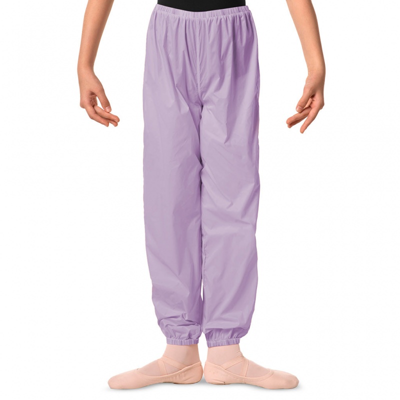 Kids\' Bloch Children Ripstop Pants Bottoms Lilac | PMYQX73621