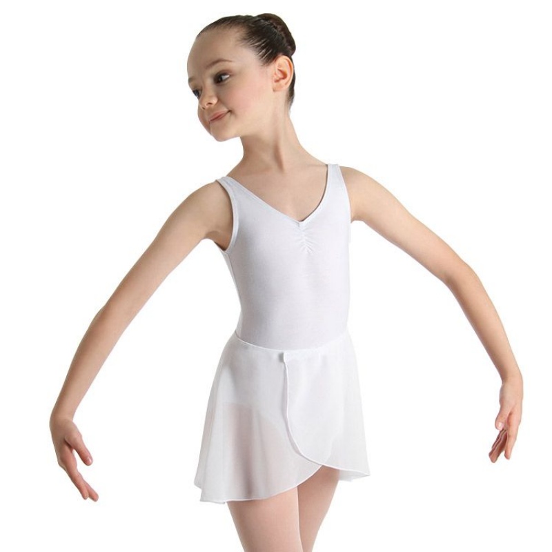 Kids' Bloch Chita Skirts White | MYNZX76054