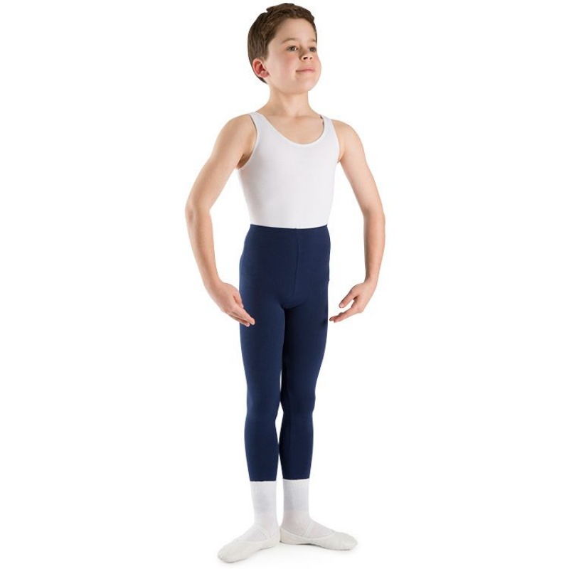 Kids' Bloch Dale Footless Tight Navy | MYCIF15488