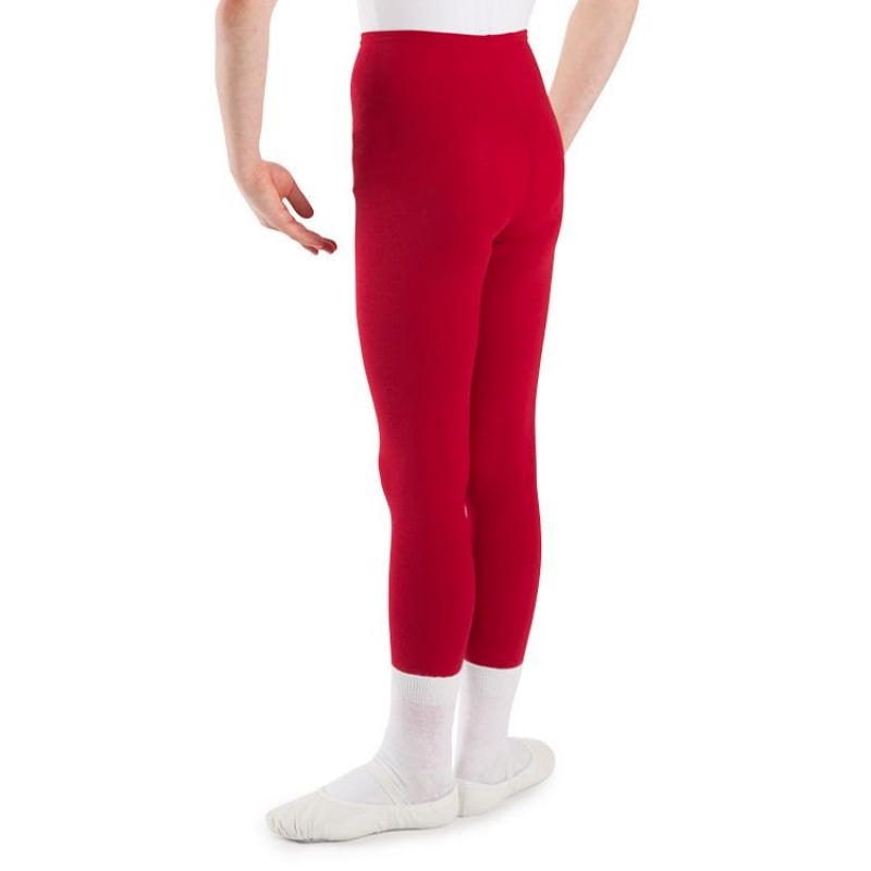 Kids' Bloch Dale Footless Tight Red | DMYKV57567