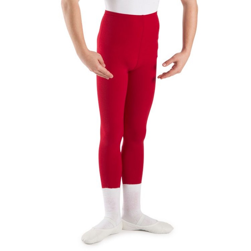 Kids\' Bloch Dale Footless Tight Red | DMYKV57567