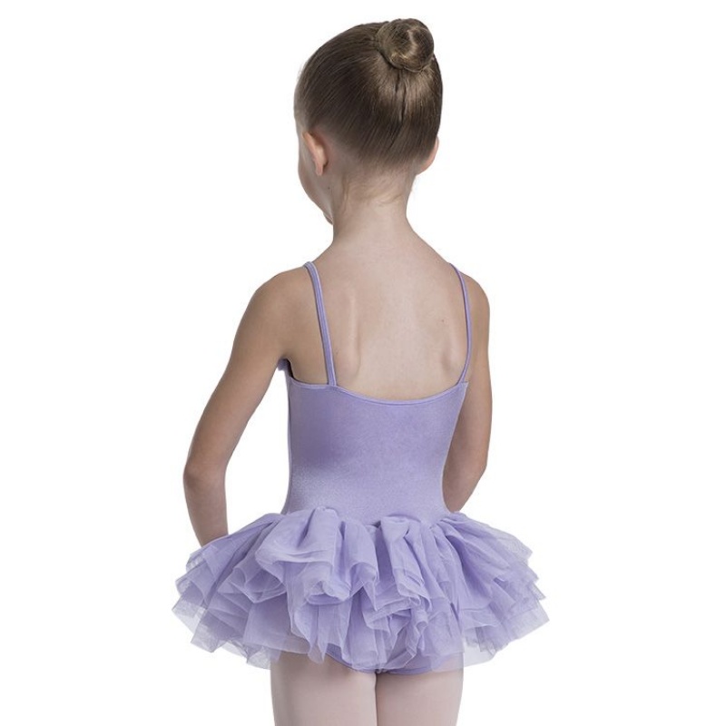 Kids' Bloch Desdemona Leotard Dress Lilac | TMYWZ66598