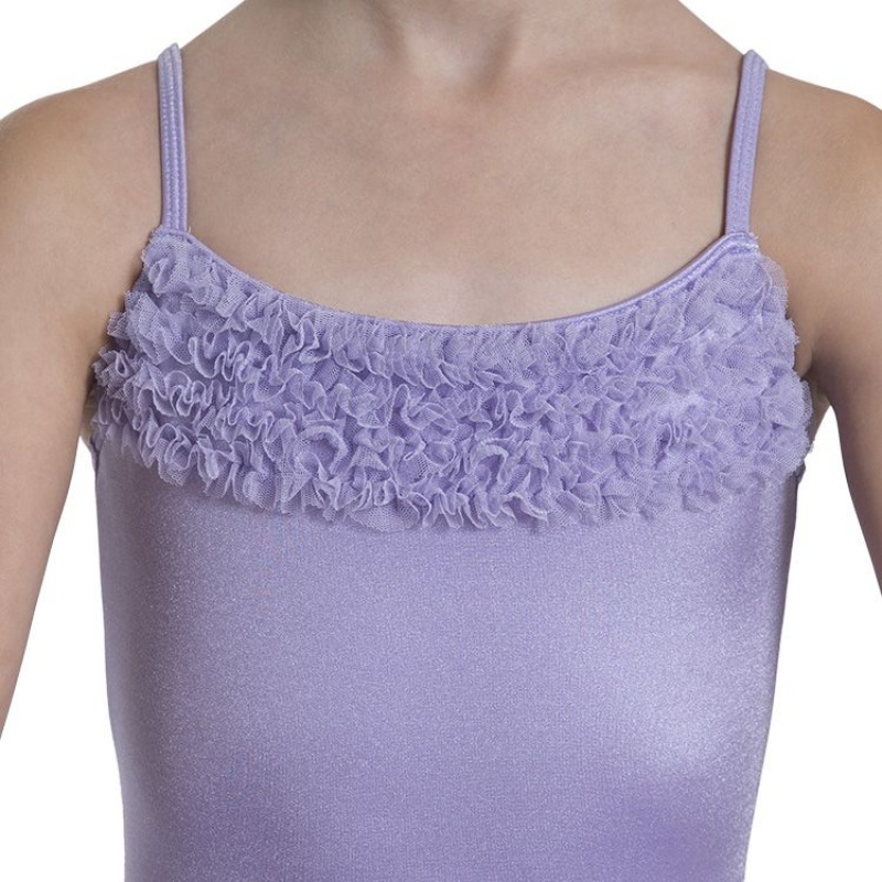 Kids' Bloch Desdemona Leotard Dress Lilac | TMYWZ66598