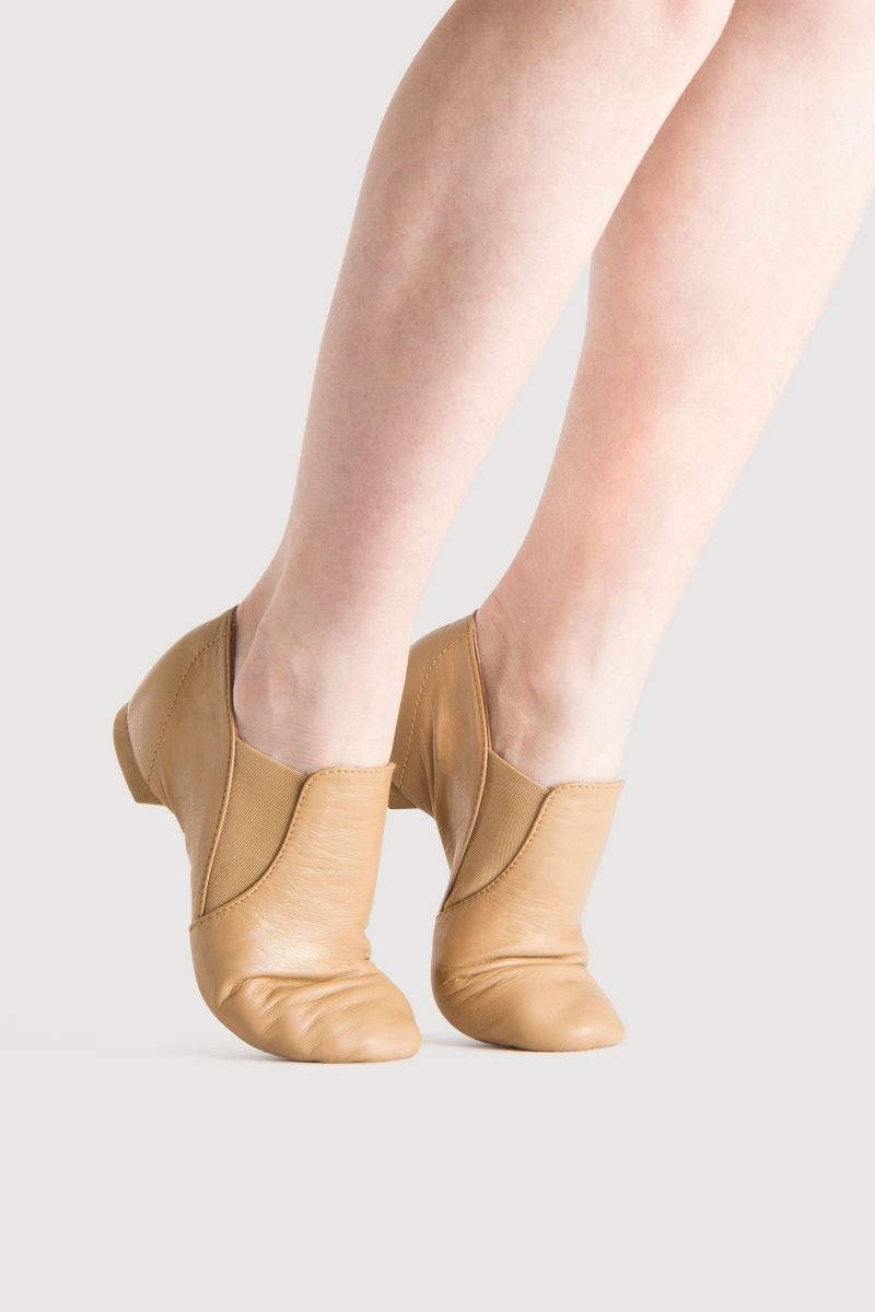 Kids' Bloch Elastaboot Jazz Tan | MYIIZ77836