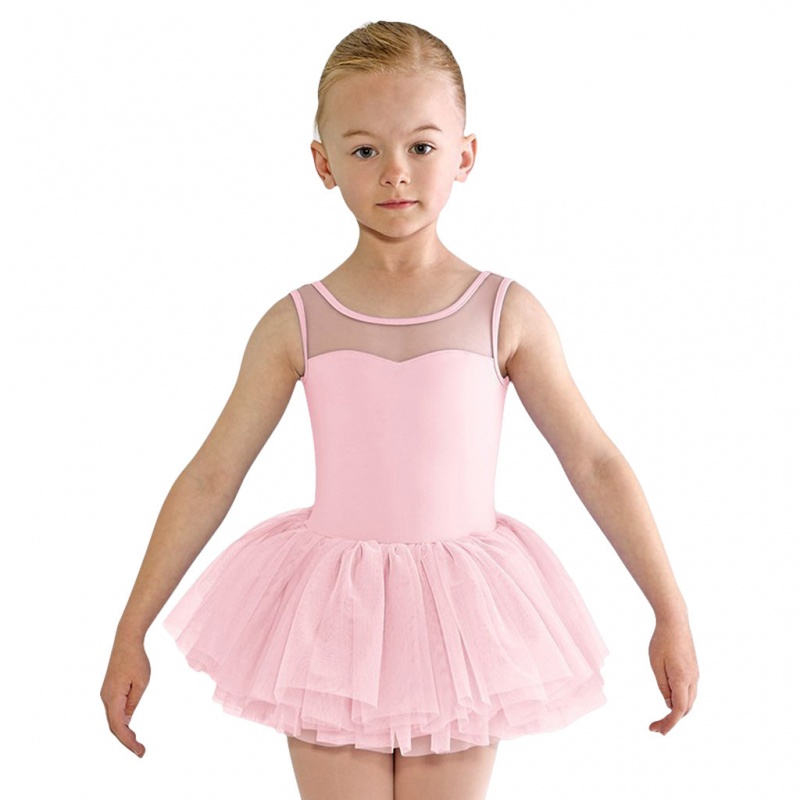 Kids\' Bloch Emica Sweetheart Dress Candy Pink | GMYUC35783