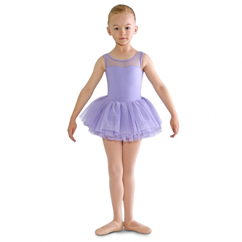 Kids' Bloch Emica Sweetheart Dress Lilac | MYDYB93216