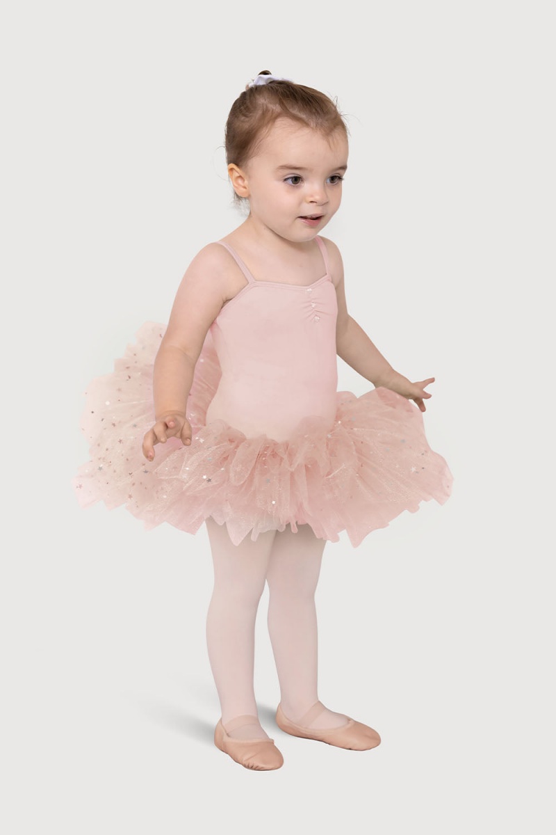 Kids' Bloch Estrella Stars & Moons Dress Shell Pink | GMYEC70324