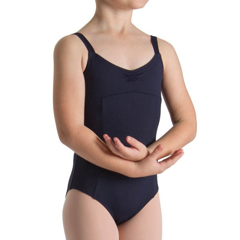 Kids' Bloch Evanleigh Princess Line Leotards Navy | MYEGJ91608