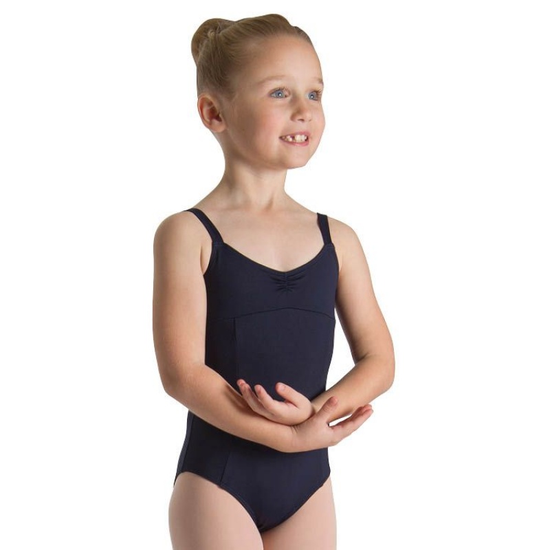 Kids\' Bloch Evanleigh Princess Line Leotards Navy | MYEGJ91608