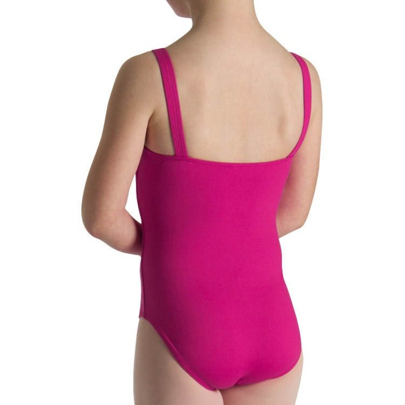 Kids' Bloch Evanleigh Princess Line Leotards Hot Pink | DMYVO41876