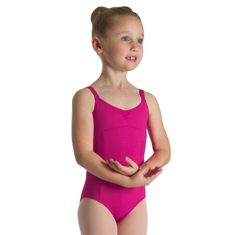 Kids\' Bloch Evanleigh Princess Line Leotards Hot Pink | DMYVO41876