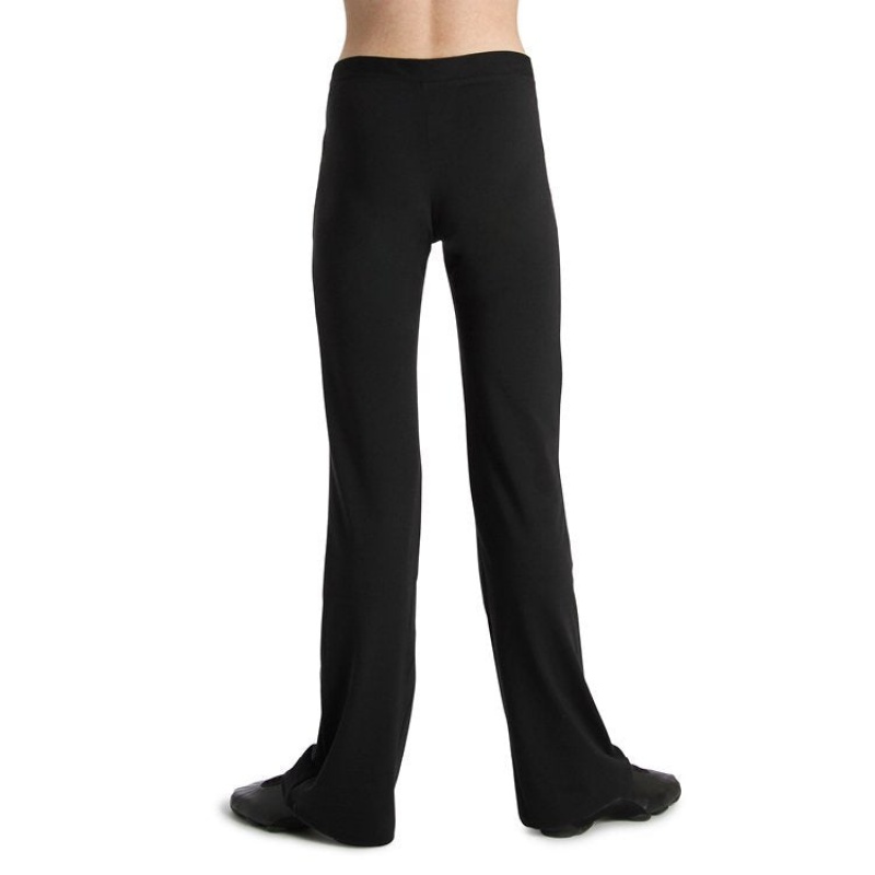 Kids' Bloch Front Pant Bottoms Black | BMYSO57151