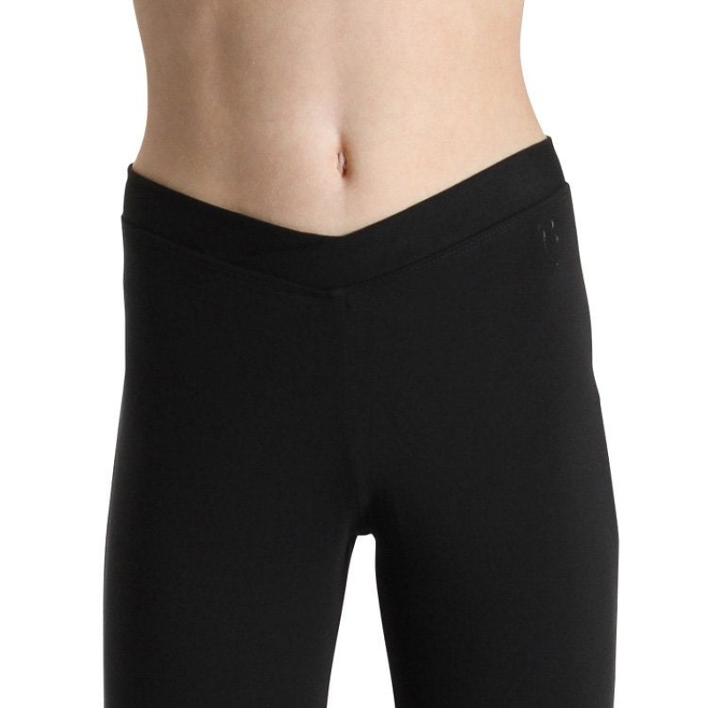 Kids' Bloch Front Pant Bottoms Black | BMYSO57151