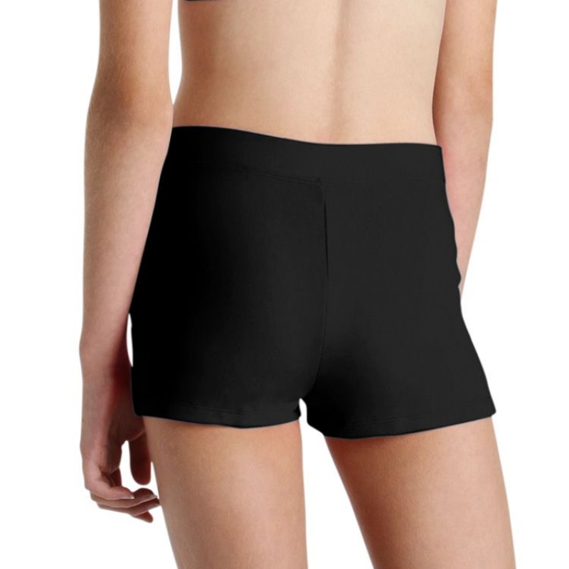 Kids' Bloch Front Short Bottoms Black | MYZDE55738