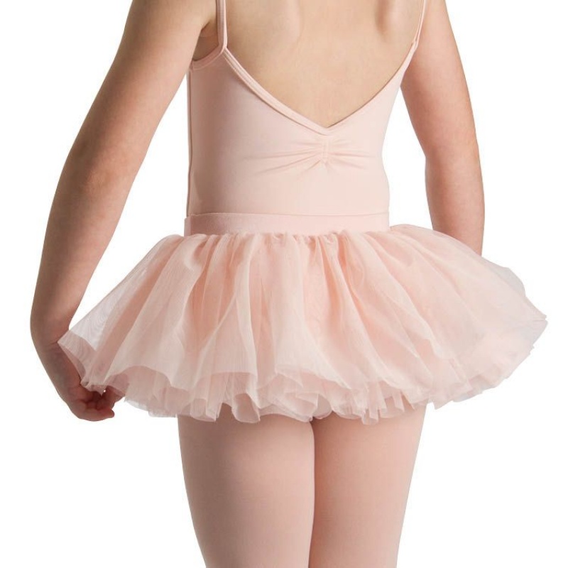 Kids' Bloch Hurley Layered Skirts Light Pink | UMYTG47840