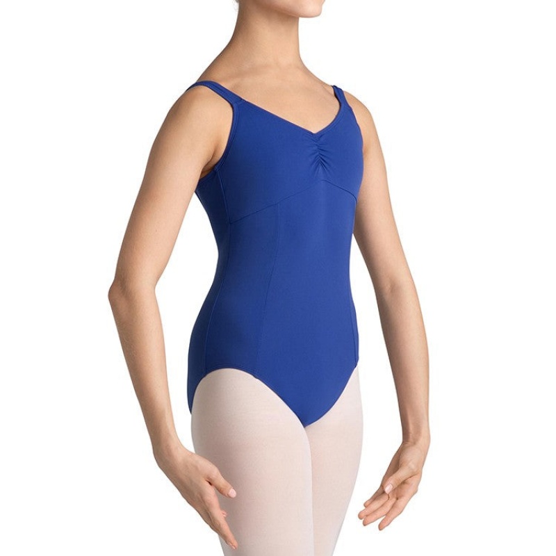 Kids' Bloch Imperial Paradise Contour Leotards Sea Blue | PMYQX99440