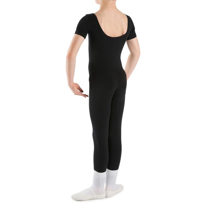 Kids' Bloch Matt Unitard Tight Black | GMYUC25346