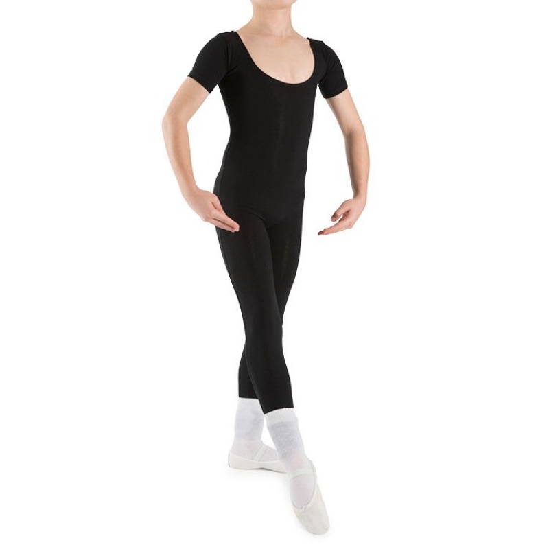 Kids' Bloch Matt Unitard Tight Black | GMYUC25346