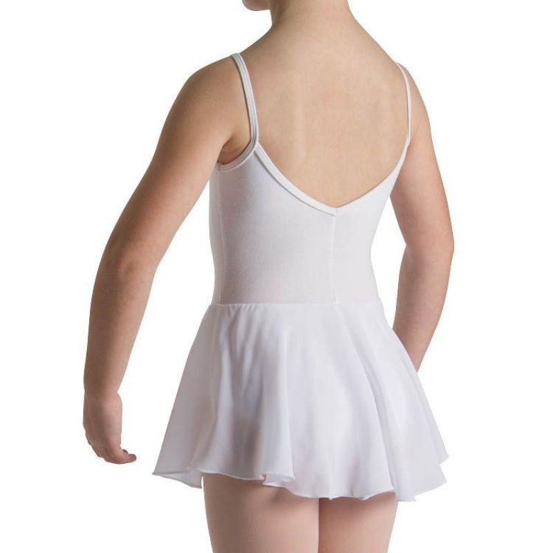 Kids' Bloch Mirella Alice Cami Tween Leotards White | LMYTR90909