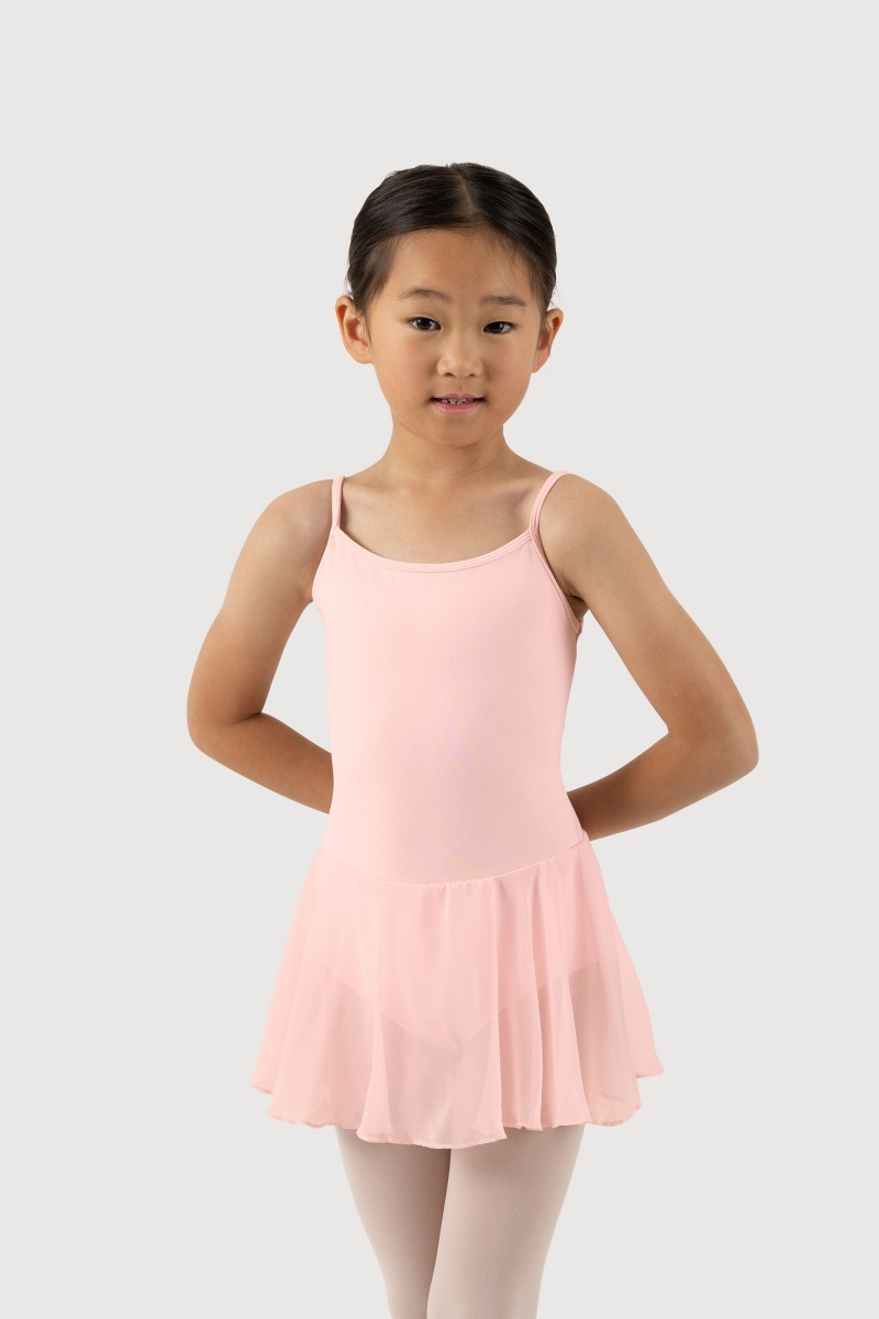 Kids\' Bloch Oriole Camisole Leotards Candy Pink | MYZDE66295