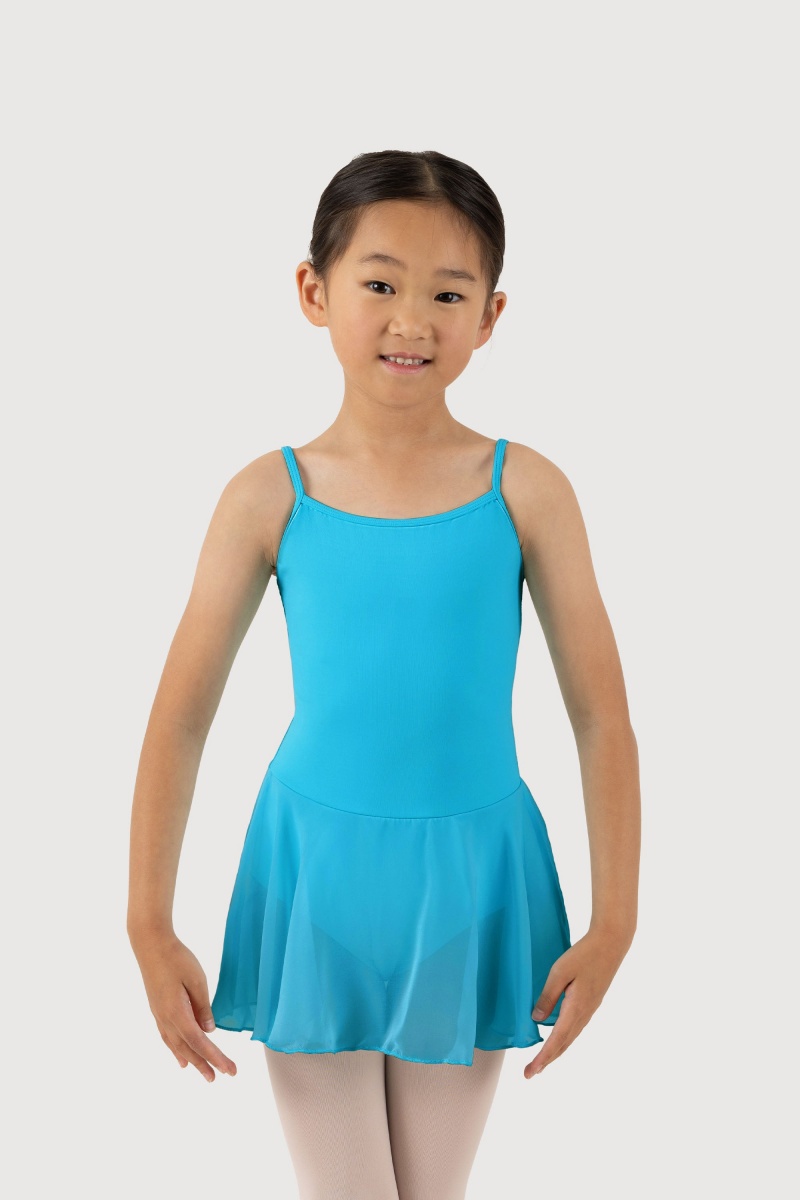 Kids\' Bloch Oriole Camisole Leotards Capri Blue | MYJKU88816