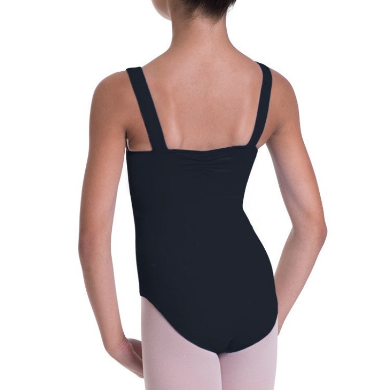 Kids' Bloch Overture Obelia Princess Seam Leotards Black | QMYUV86659