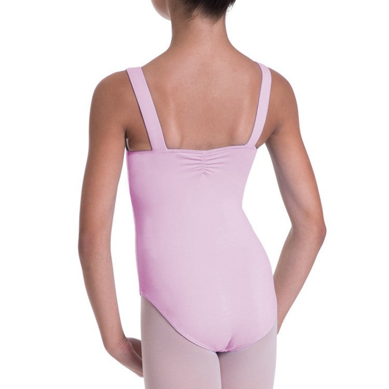 Kids' Bloch Overture Obelia Princess Seam Leotards French Rose | XMYBH86109