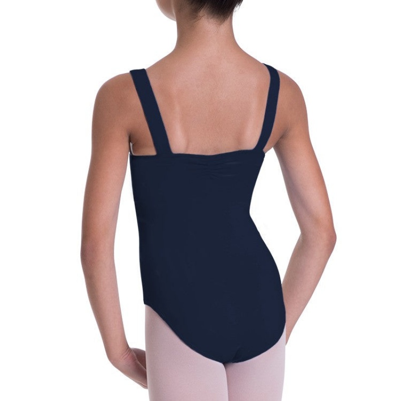 Kids' Bloch Overture Obelia Princess Seam Leotards Navy | XMYBH41709