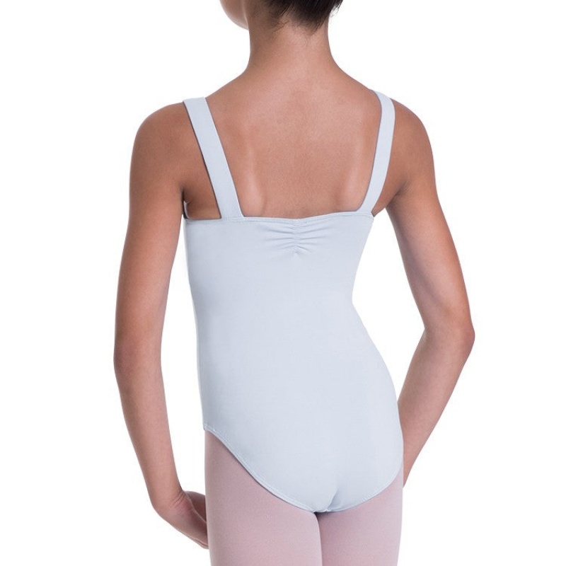 Kids' Bloch Overture Obelia Princess Seam Leotards White | GMYUC61852