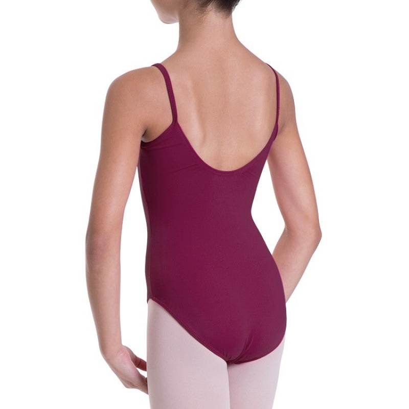 Kids' Bloch Overture Oriana Princess Seam Leotards Burgundy | MYXMI68133