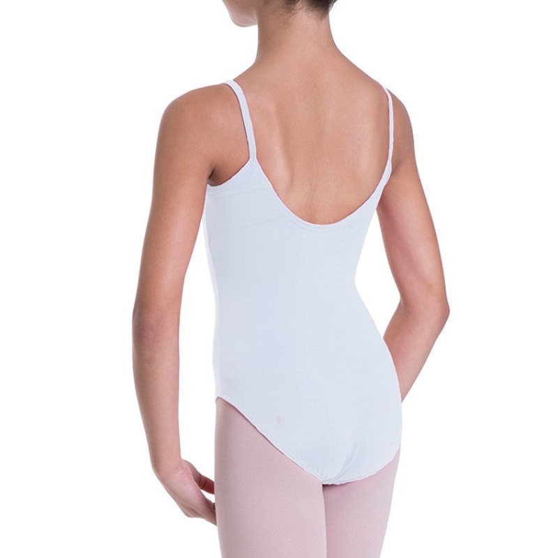 Kids' Bloch Overture Oriana Princess Seam Leotards White | MYCVG92965