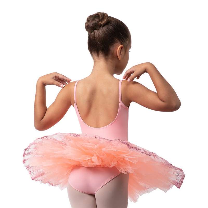 Kids' Bloch Perlaida' Sequin Overlay Tutu Leotards French Rose | MYJZR40384