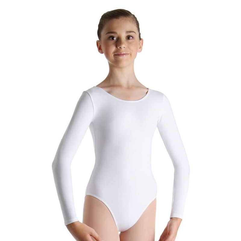 Kids' Bloch Petal Leotards White | MYXBR39122