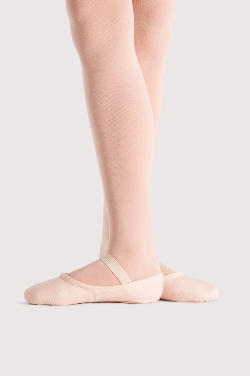 Kids' Bloch Prolite II Canvas Girls Ballet Flats Pink | SMYVO32802