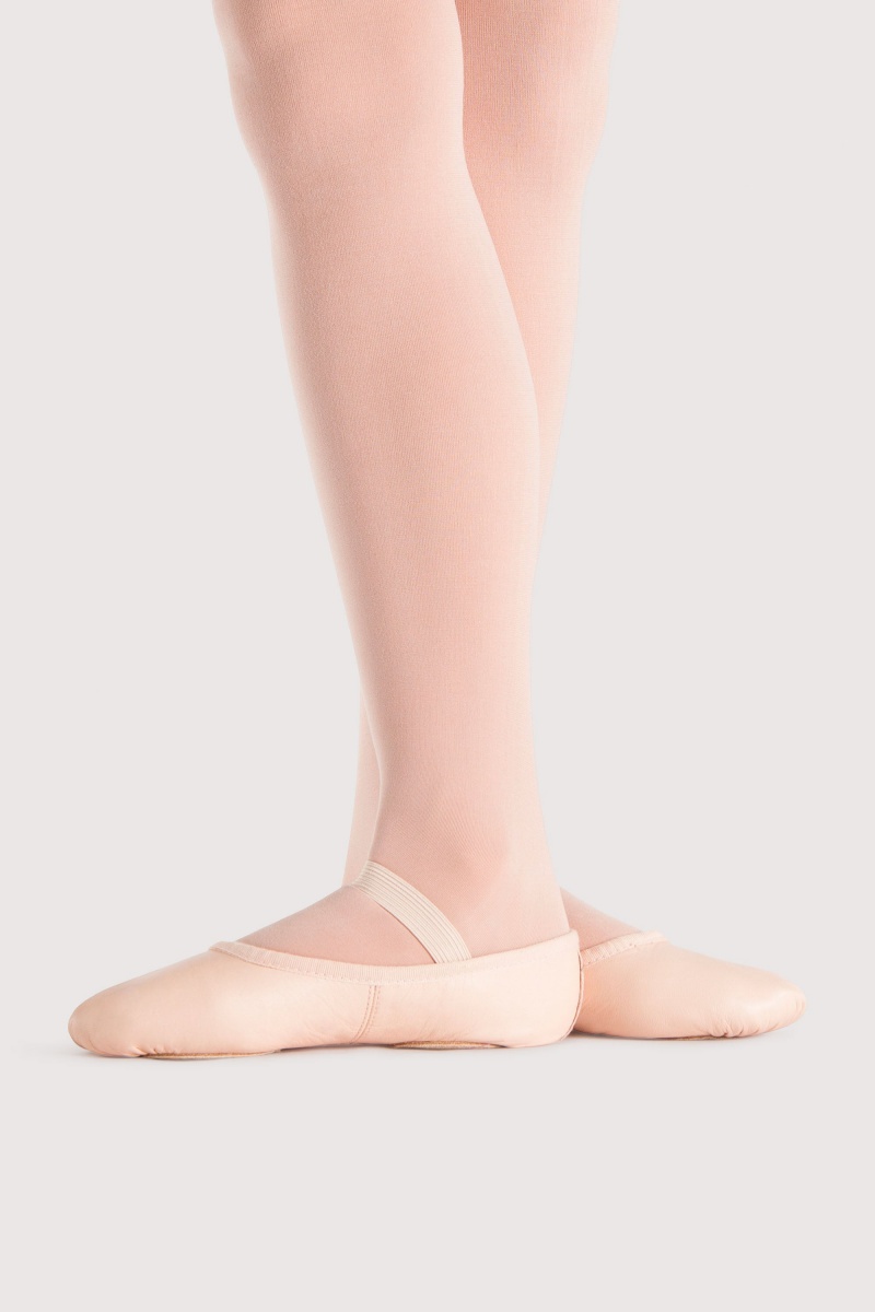 Kids' Bloch Prolite II Leather Girls Ballet Flats Pink | XMYBH12988