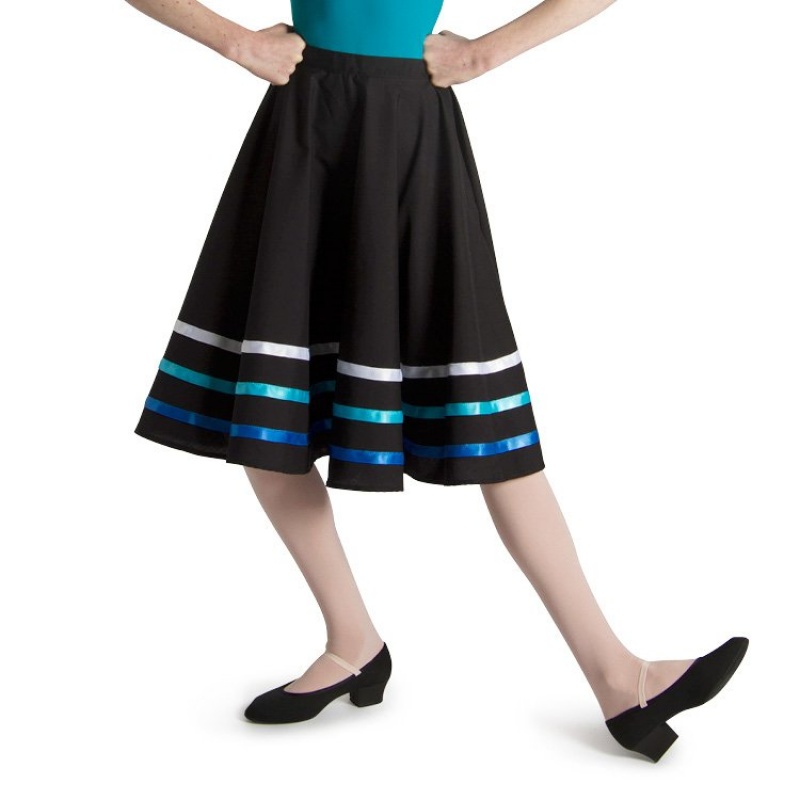 Kids' Bloch Ribbon Character Skirts Blue | MYJKU88931