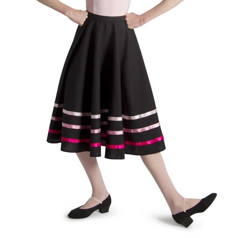 Kids' Bloch Ribbon Character Skirts Pink | MYJZR49611