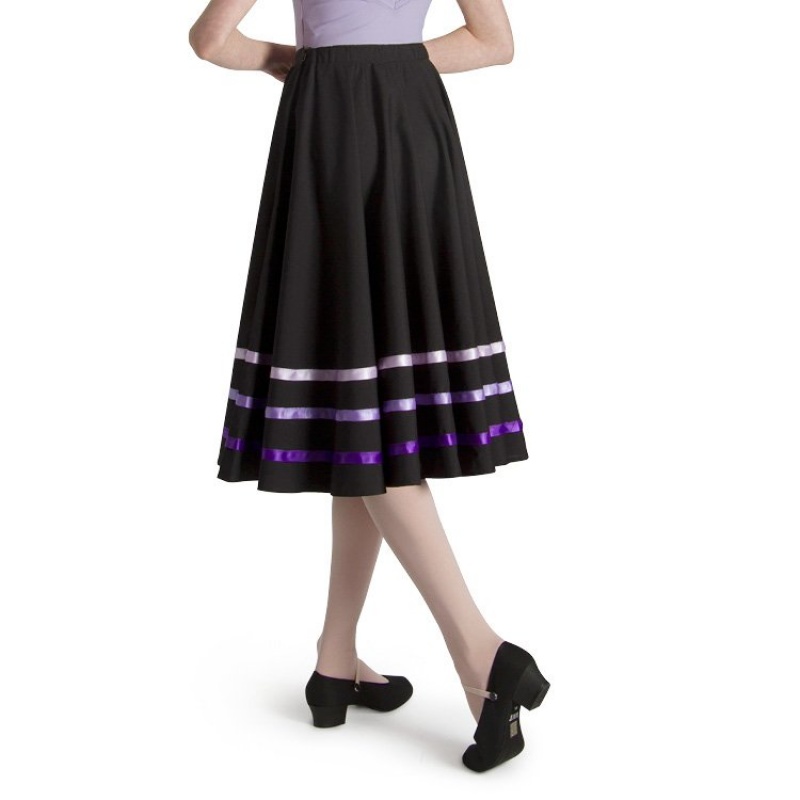 Kids' Bloch Ribbon Character Skirts Purple | MYJKU38005