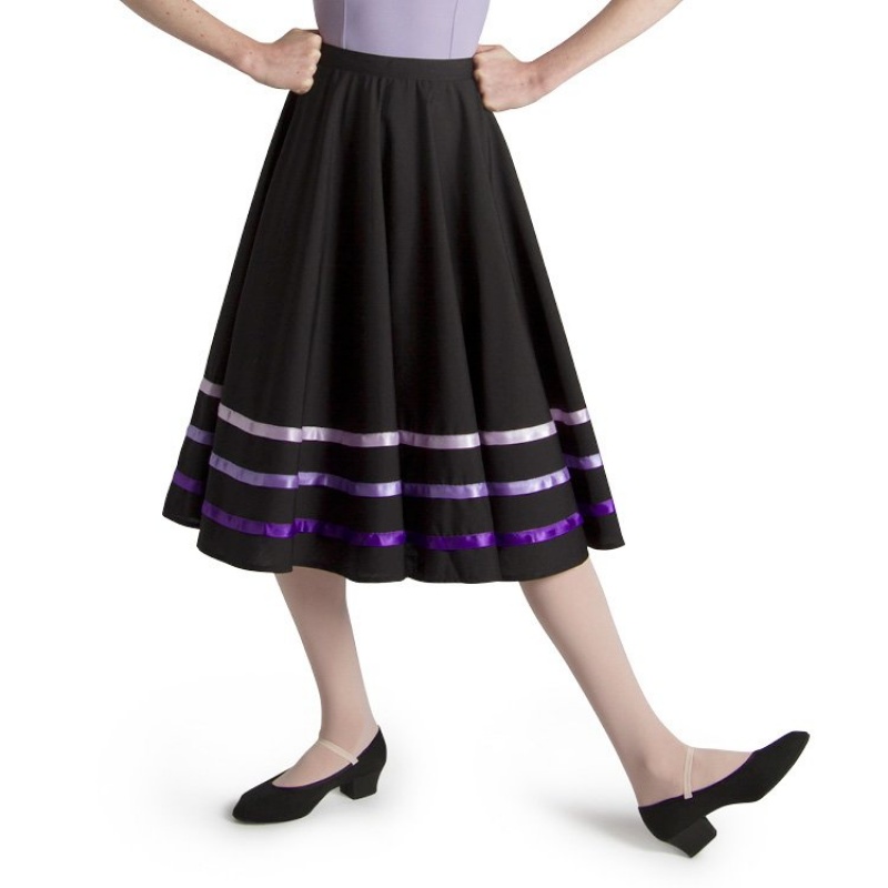 Kids' Bloch Ribbon Character Skirts Purple | MYJKU38005