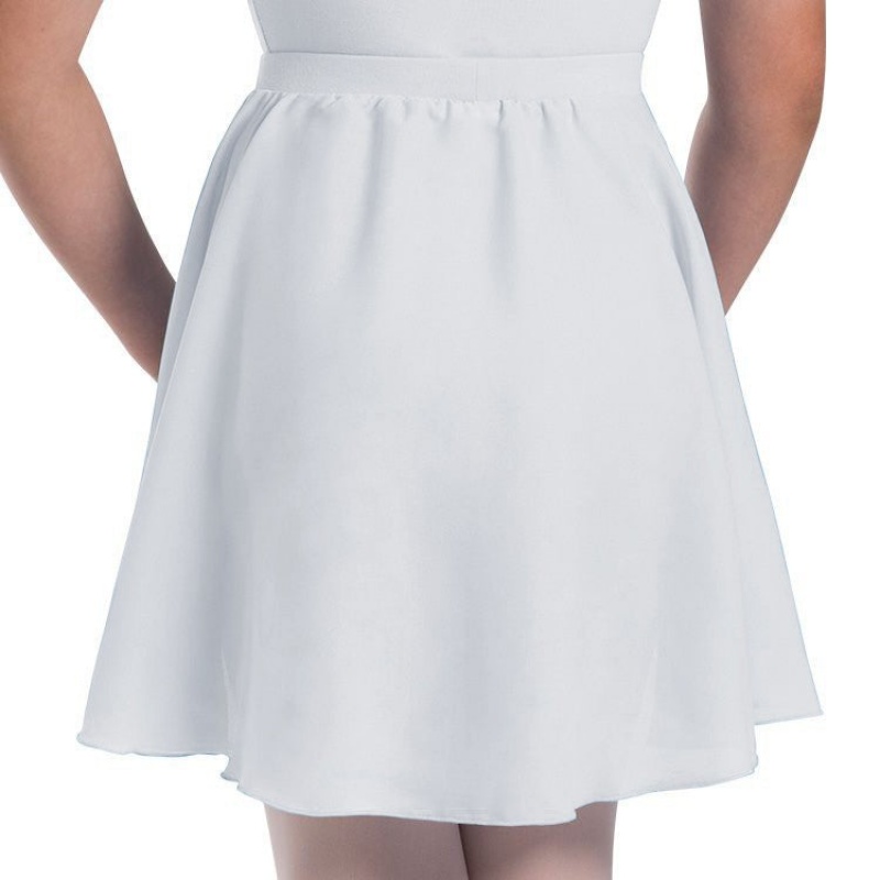 Kids' Bloch Royale Exam Skirts White | GMYUC30390