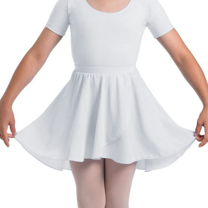 Kids' Bloch Royale Exam Skirts White | GMYUC30390