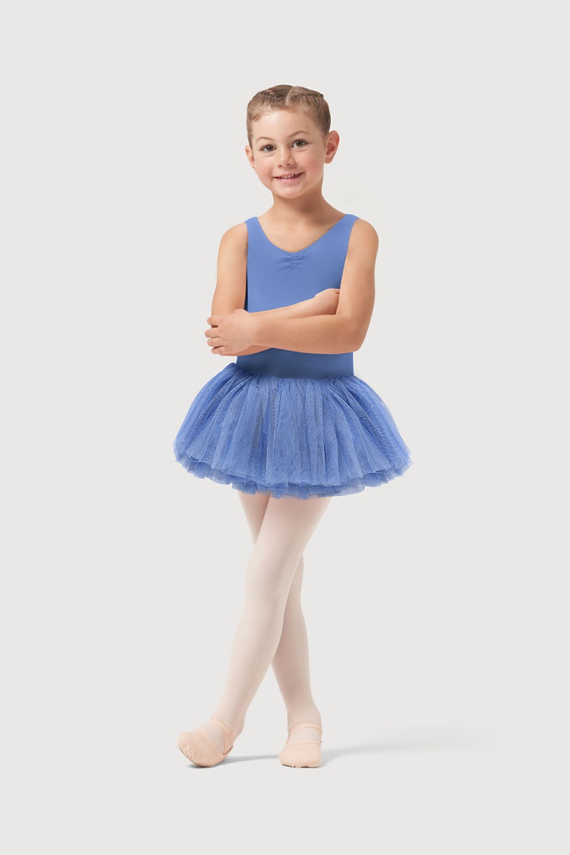 Kids' Bloch Sparkle Dress Blue | MYJZR37976